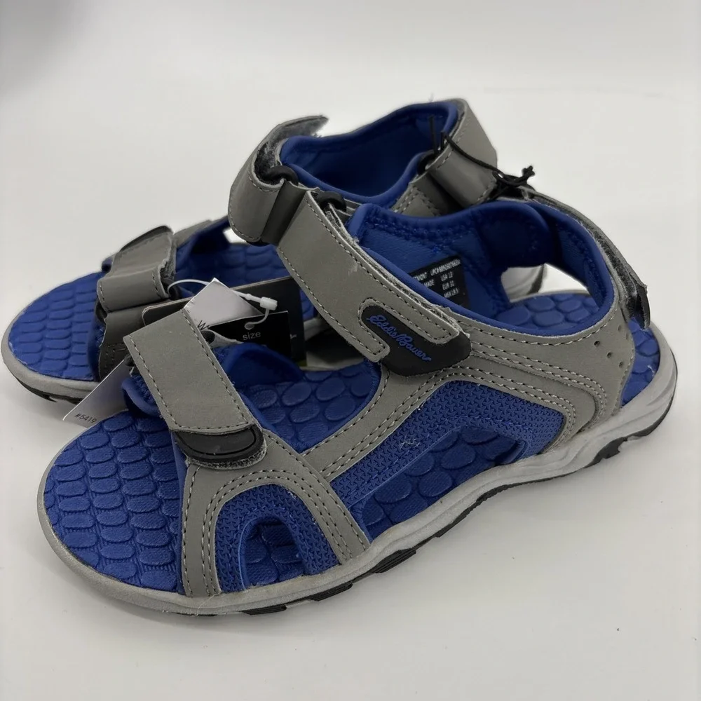 Eddie Bauer Water Sandals Boy's 13 Durable Lightweight Adjustable Waterproof NWT